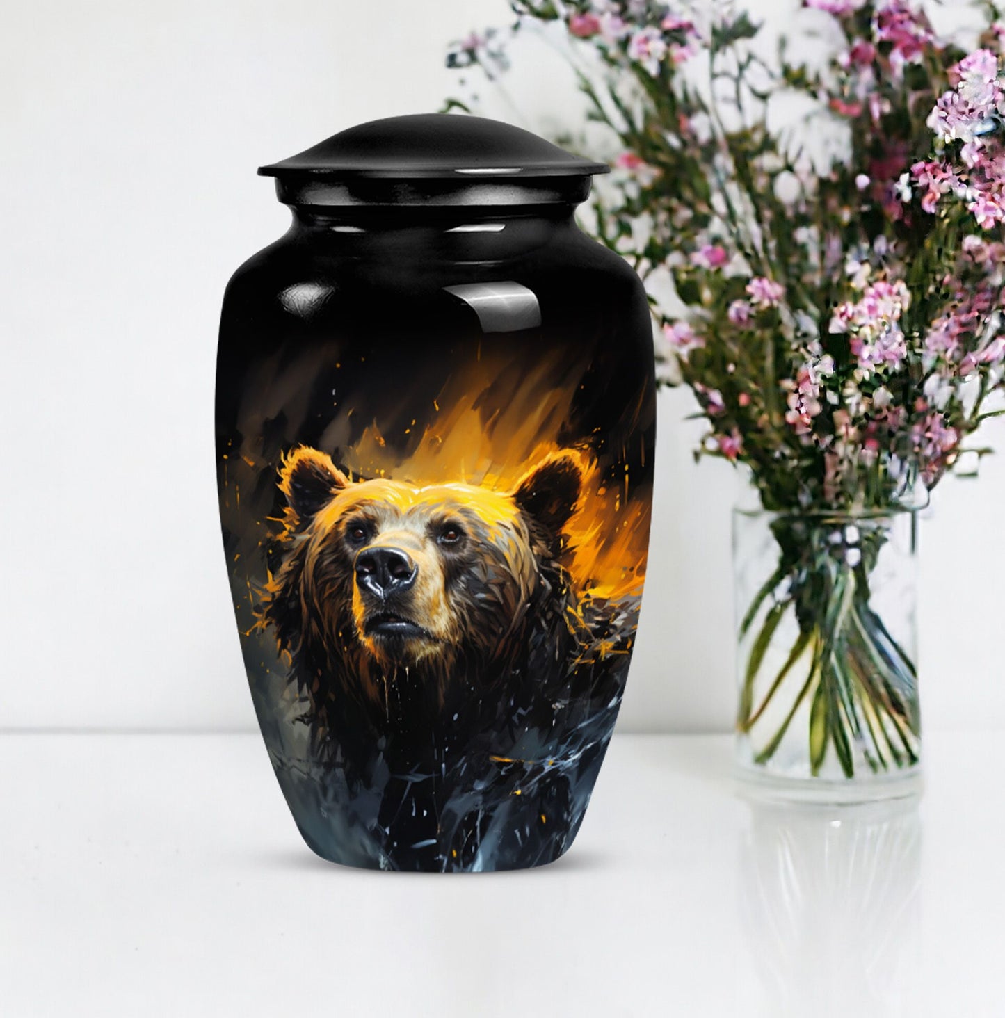 Large Bear Urn for women.