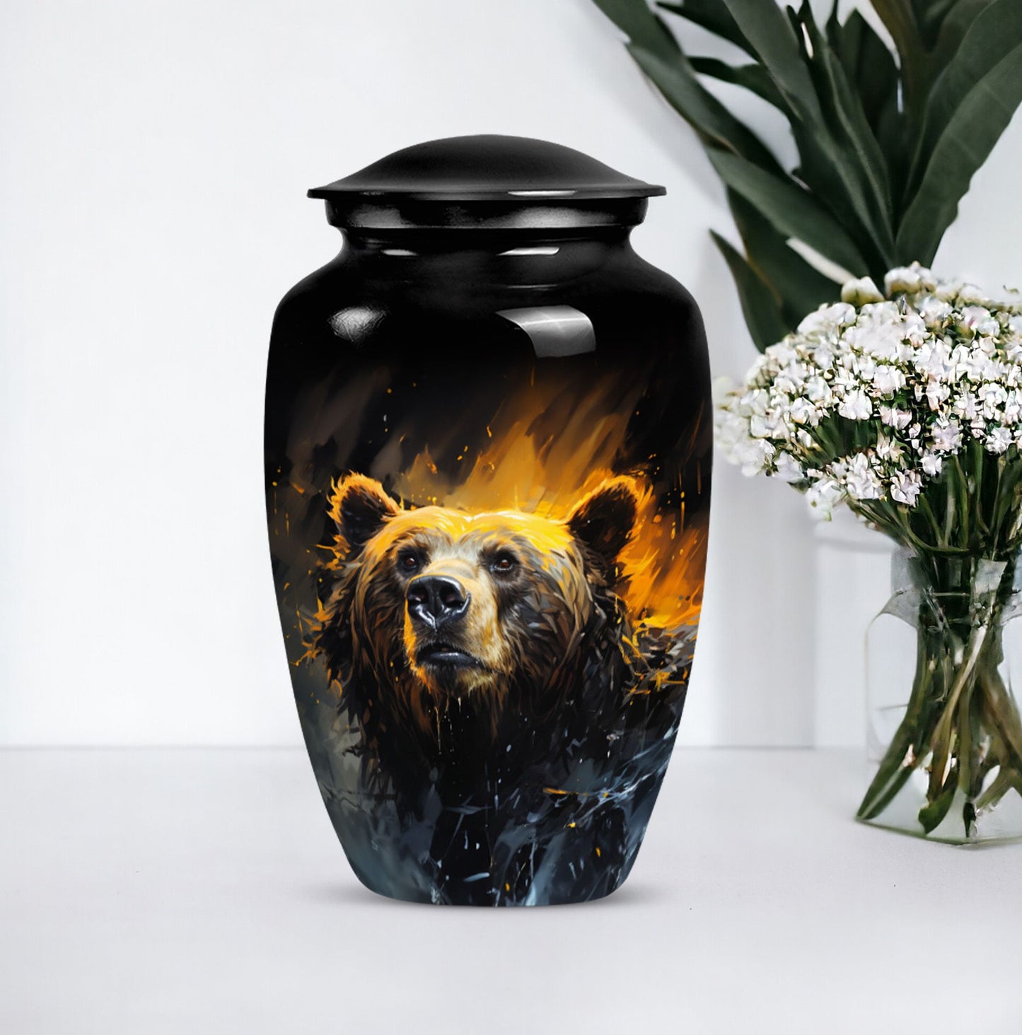 Large Bear Urn for women.