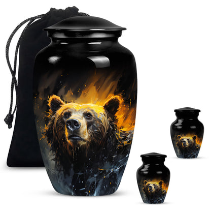 Large Bear Urn for women.