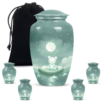 Large Urn with 4 Small Urn