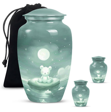 Large Urn with 2 Mini Urn