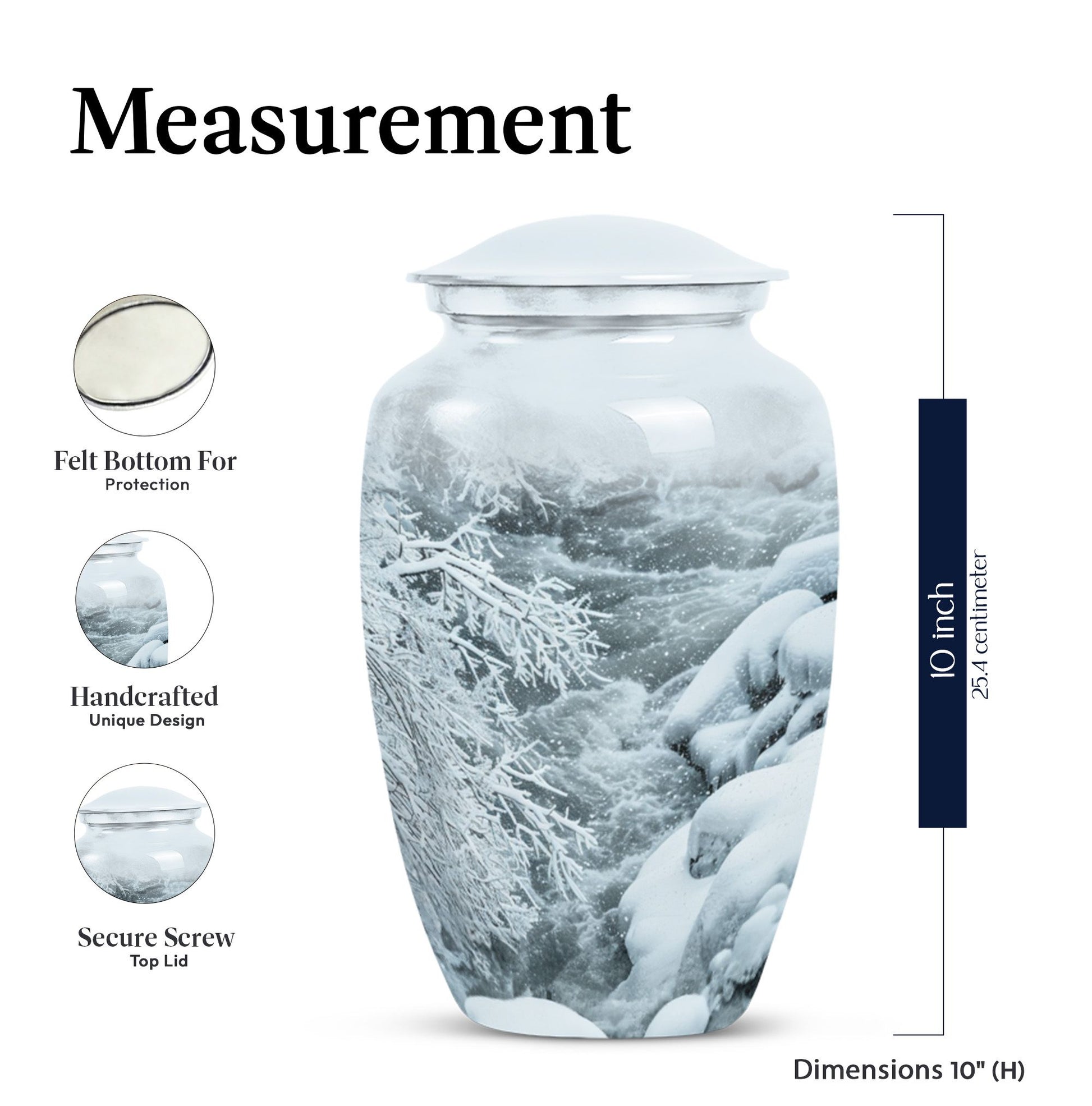 Classic 10-inch Mountains Urn