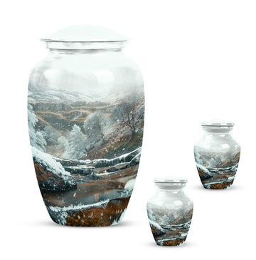 Large Urn with 2 Mini Urn