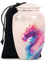 10-inch classic dragon urn, aluminium, customized