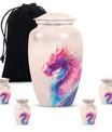 10-inch classic dragon urn, aluminium, customized