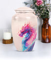 10-inch classic dragon urn, aluminium, customized