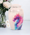 10-inch classic dragon urn, aluminium, customized