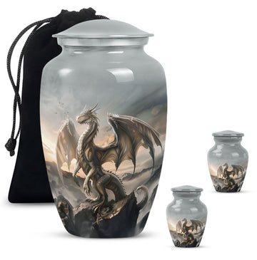 Large Urn with 2 Mini Urn