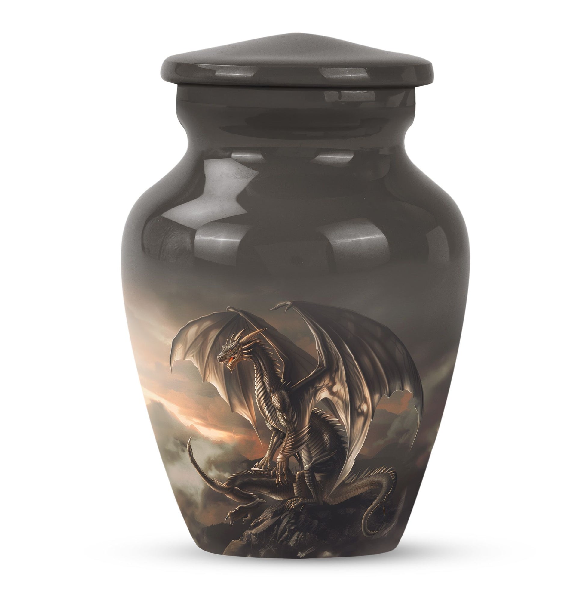 classic dragon urn for adult male ashes