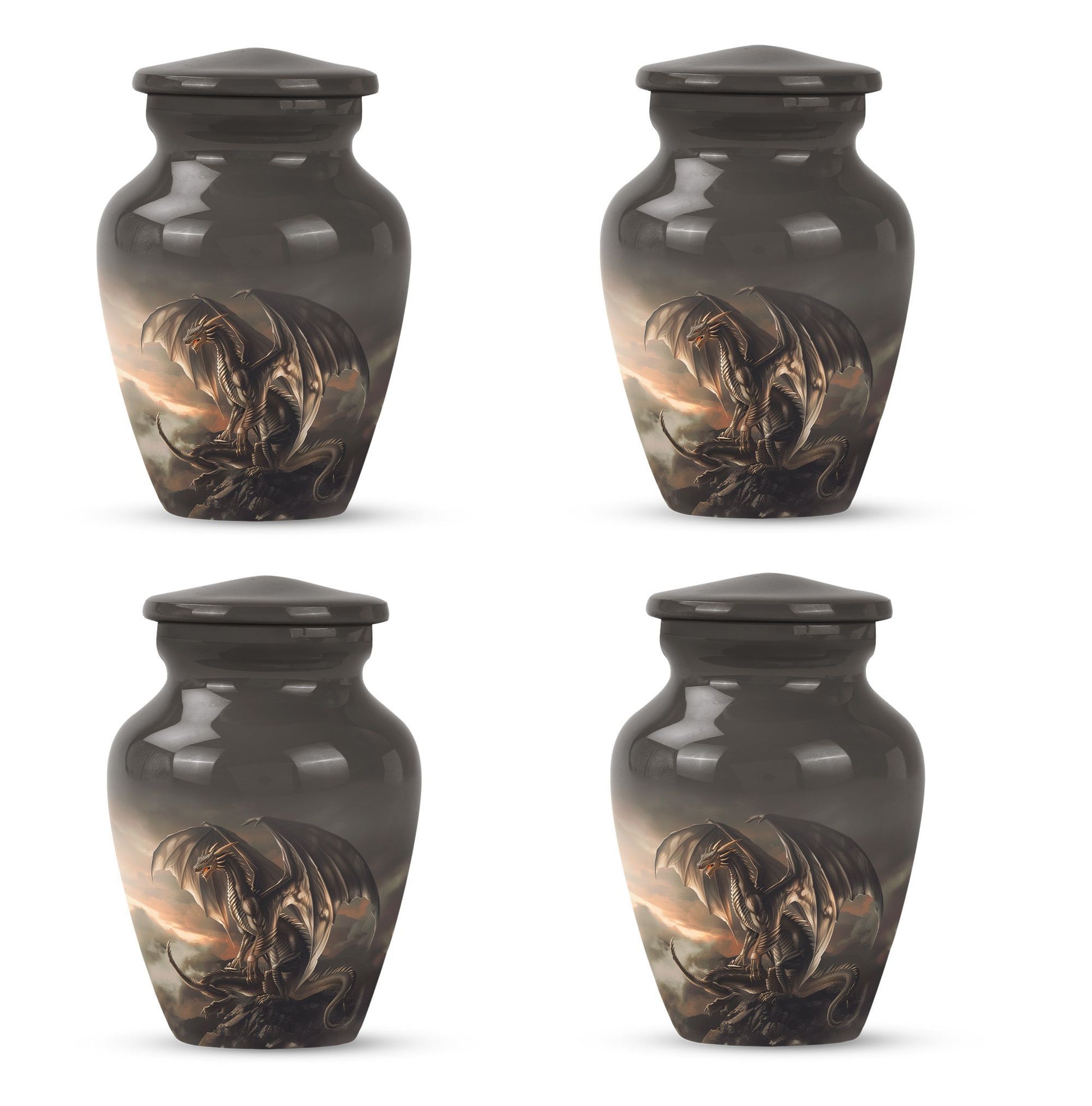 classic dragon urn for adult male ashes
