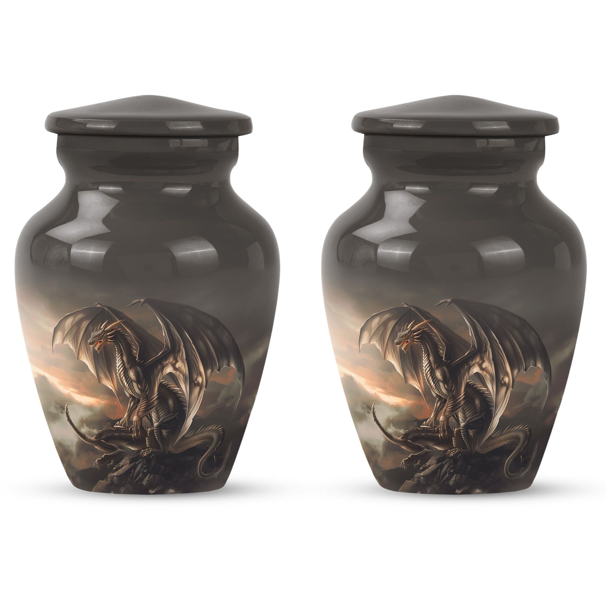 classic dragon urn for adult male ashes
