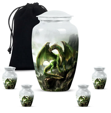 Large Urn with 4 Small Urn