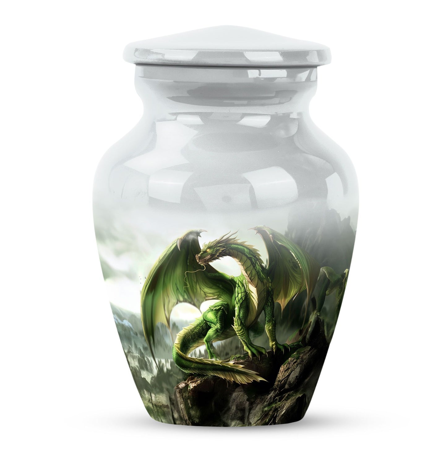 dragon urn.