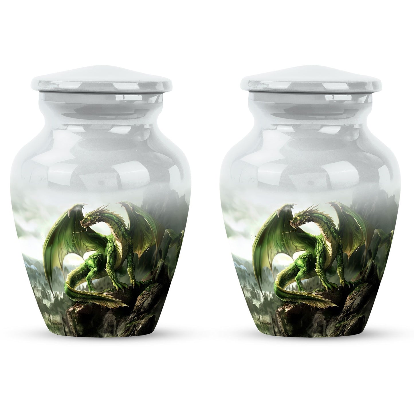 dragon urn.