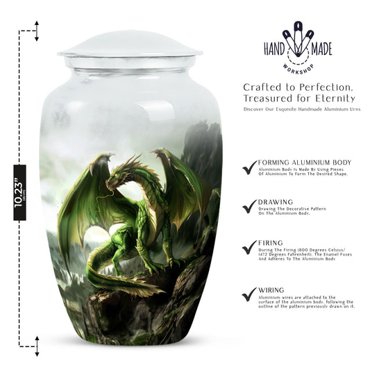 dragon urn.