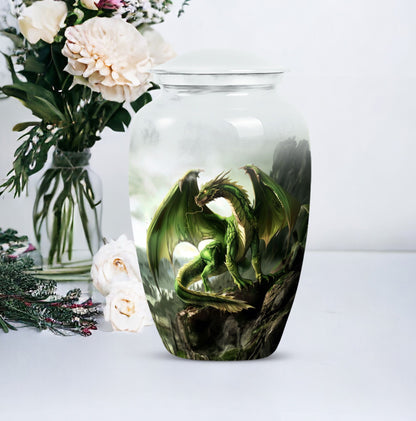 dragon urn.