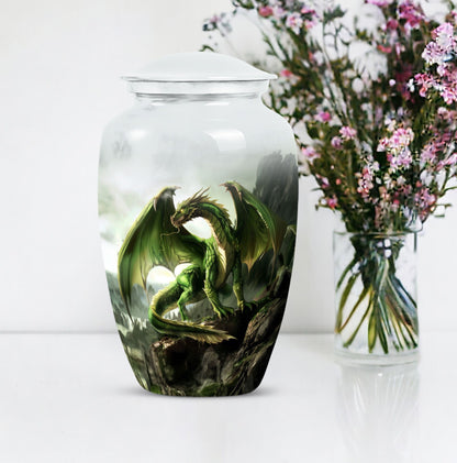 dragon urn.