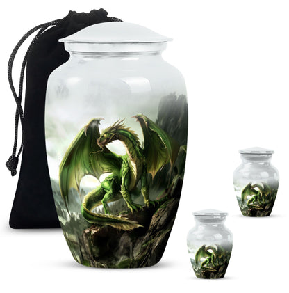 dragon urn.