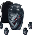 10-inch classic dragon urn.