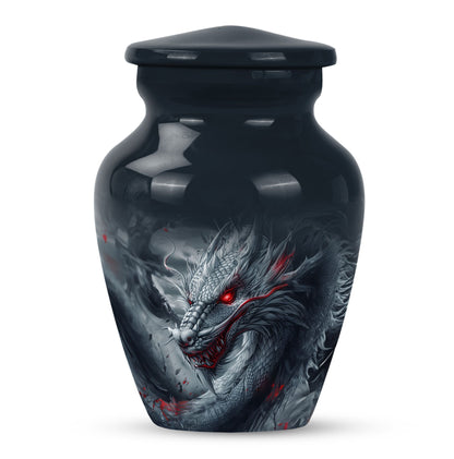 10-inch classic dragon urn.