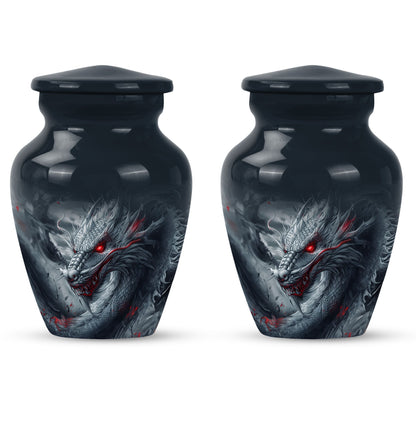 10-inch classic dragon urn.