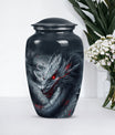 10-inch classic dragon urn.