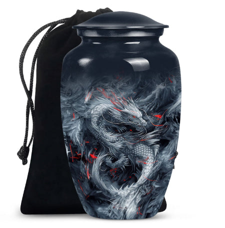 Mystic Dragon Cremation Urn For Adult Human Ashes Men & Women – Yatskia ...