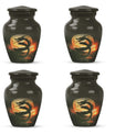 Classic 10-inch dragon pattern aluminium urn 