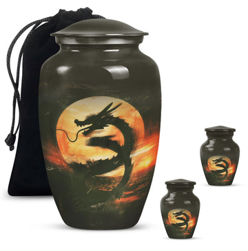 Large Urn with 2 Mini Urn