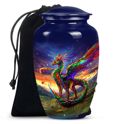 classic dragon urn,
