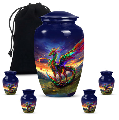 classic dragon urn,