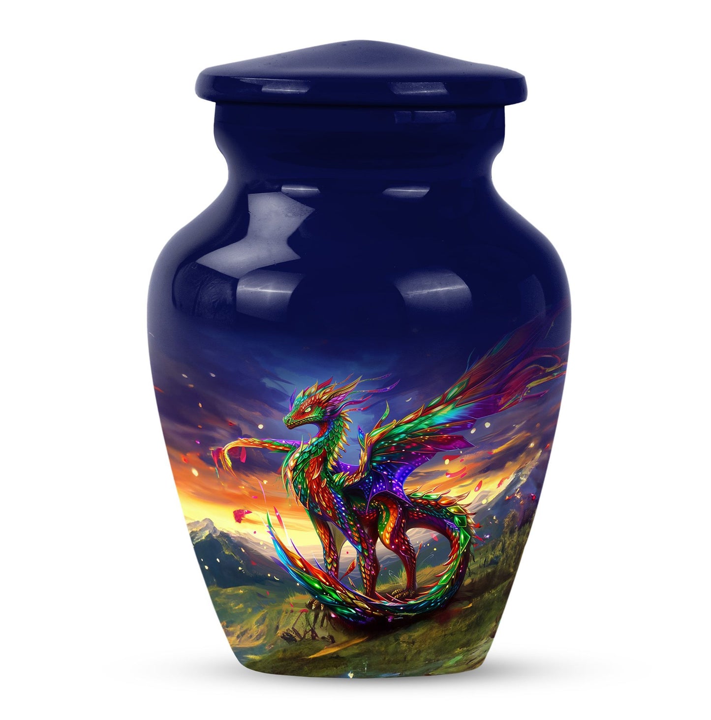 classic dragon urn,