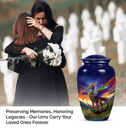 classic dragon urn,
