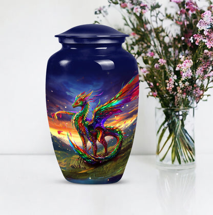 classic dragon urn,