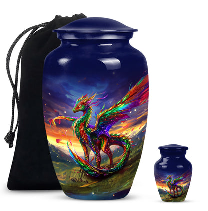 classic dragon urn,