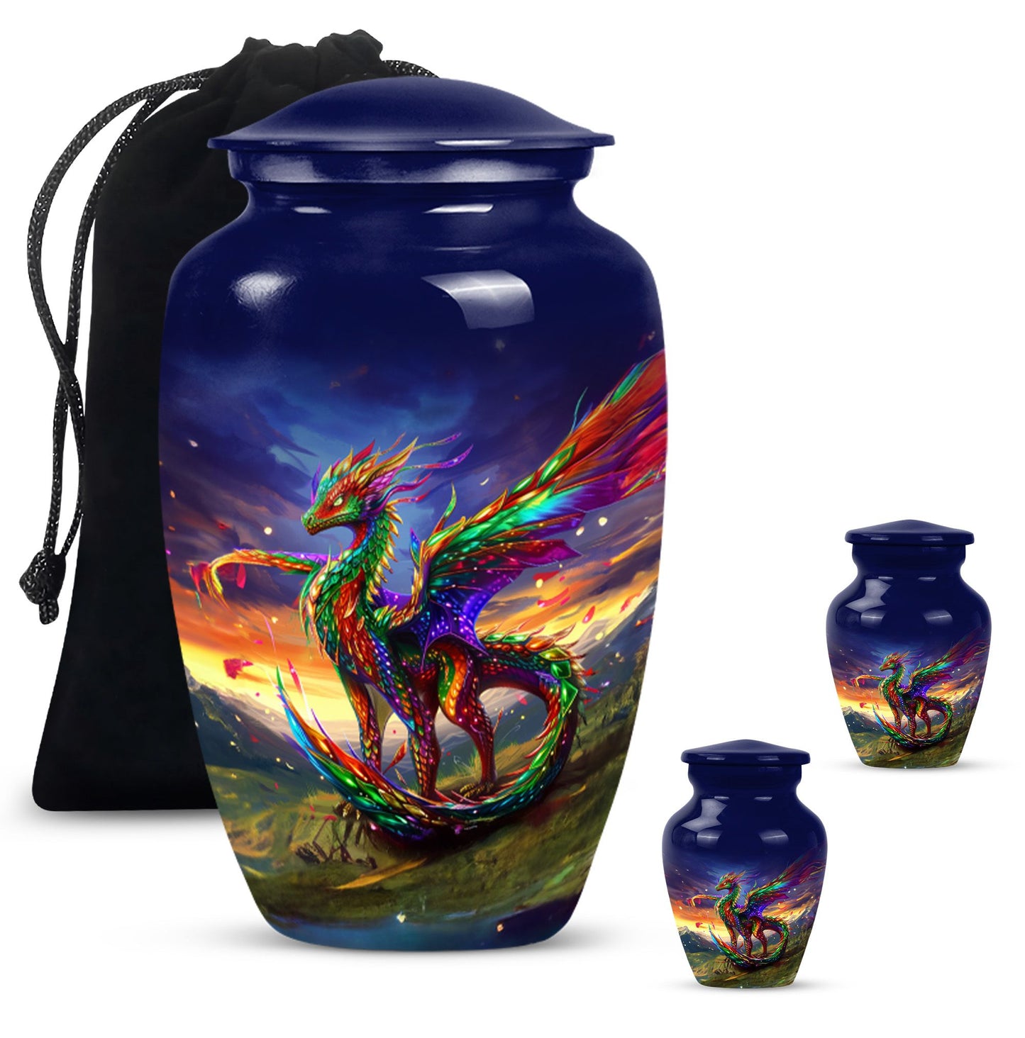 classic dragon urn,