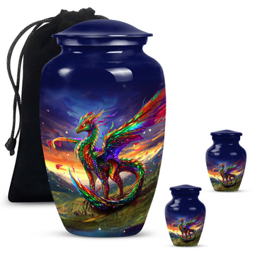 Large Urn with 2 Mini Urn