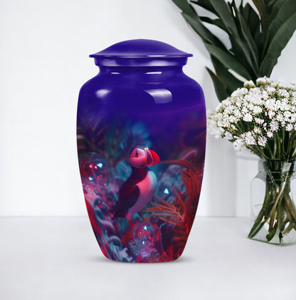 Puffin bird Urn.