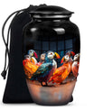 Puffin bird Urn, memorial urn 