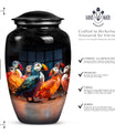 Puffin bird Urn, memorial urn 