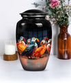 Puffin bird Urn, memorial urn 