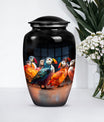 Puffin bird Urn, memorial urn 