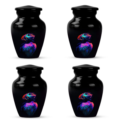 Classic 10-inch Puffin bird urn for cremation ashes