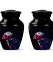 Puffin bird themed classic cremation urn