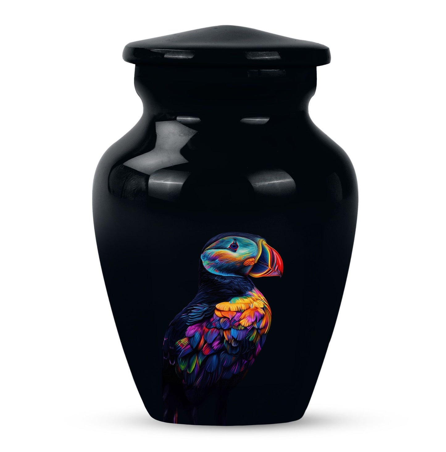 Puffin bird Urn for human ashes