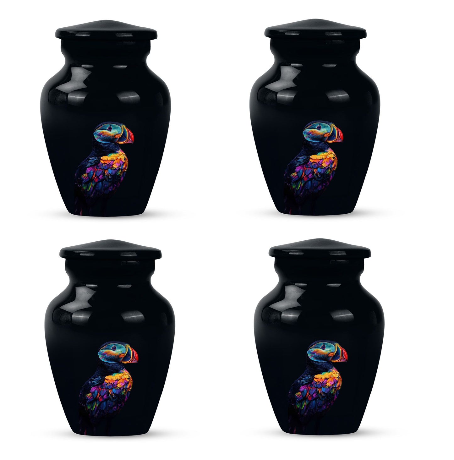 Puffin bird Urn for human ashes