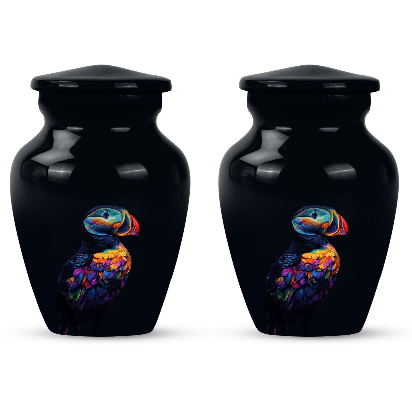 Puffin bird Urn for human ashes