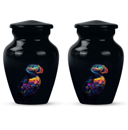 Puffin bird Urn for human ashes