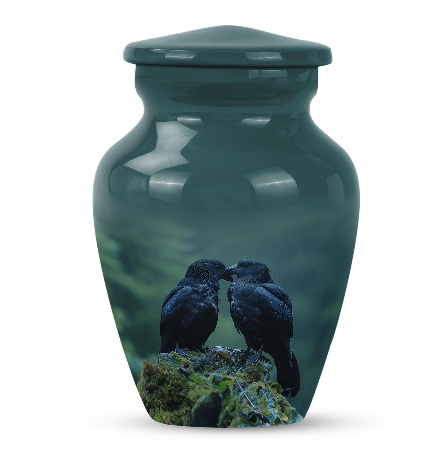 10-inch classic crow urn +