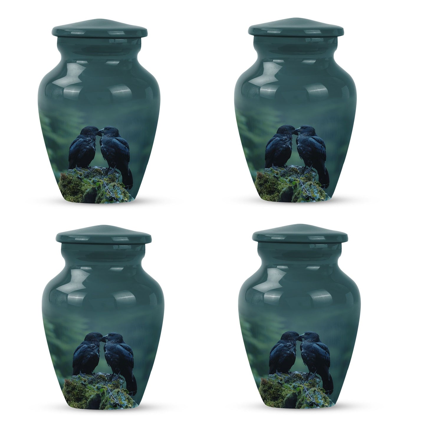 10-inch classic crow urn +